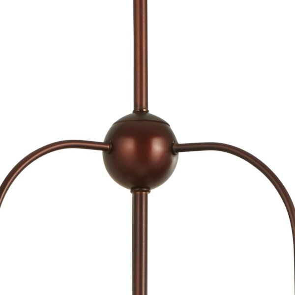 Pendelleuchte Vintage Ø 63 cm 3-flammig E27 Braun