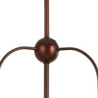 Pendelleuchte Vintage Ø 63 cm 3-flammig E27 Braun