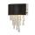 Applique murale noire avec interrupteur L : 23,5 cm Up Down