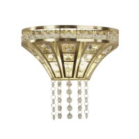 Applique cristal en laiton transparent L : 25 cm Art...