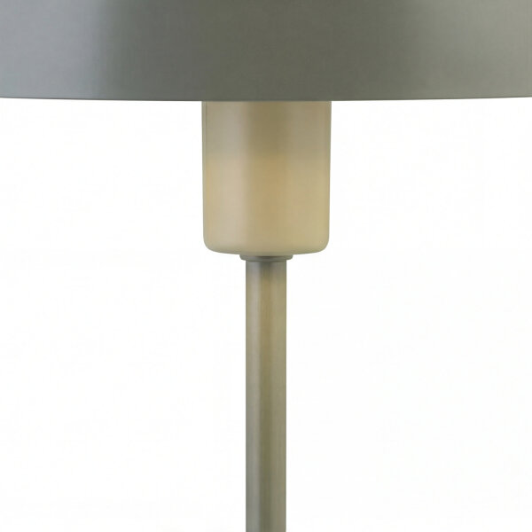 Bauhaus Tischlampe Grün Metall E14 H:46,2 cm Pilzlampe