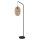 Lampadaire Boho Corbeille Bambou 160 cm de haut Suspension E27