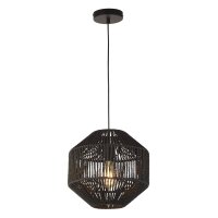 Hängeleuchte Seil Schwarz E27 Ø 30 cm H: max....