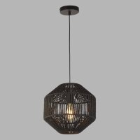 Hängeleuchte Seil Schwarz E27 Ø 30 cm H: max....