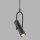 Suspension réglable Noir GU10 Métal Moderne ELENA