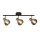 Deckenstrahler 3-flammig B: 59 cm E14 Glas Metall verstellbar