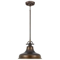 Suspension RURAL Marron Ø34cm Lampe de table...