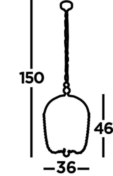 Hängeleuchte Metall Kristall 5x E14 Ø 36 cm in Gold