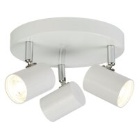 Spot de plafond LED blanc 3000 K 3-flamme &Oslash; 26 cm...