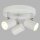 Spot de plafond LED blanc 3000 K 3-flamme Ø 26 cm rond