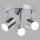 Spot de plafond LED ajustable D : 26 cm Chromé rond