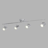 Spot de plafond LED chrome 3000 K 1459 lm métal