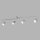 Spot de plafond LED chrome 3000 K 1459 lm métal