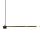 Suspension LED Noir mat Blanc Métal 2700 K L : 1 m