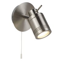 Applique IP44 GU10 en argent mat salle de bain avec...