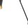 Wandlampe mit Schalter verstellbar Schwarz Gold Gelenke