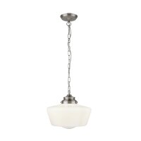 H&auml;ngeleuchte IP44 E27 D: 30 cm in Silber matt...