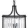 Art Déco Pendelleuchte Schwarz Ø 26 cm Kristall 2x E14