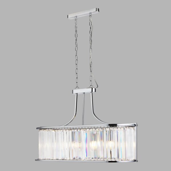 Pendelleuchte Kristall 78 cm lang H: max. 1,5 cm 2x E14