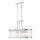 Pendelleuchte Kristall 78 cm lang H: max. 1,5 cm 2x E14