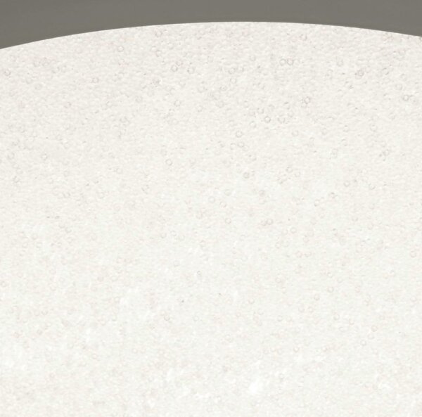 Plafonnier LED salle de bain IP44 D : 30 cm Chromé 4000 K rond plat