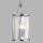 Wandlampe Kristall E14 Art Déco H: 35 cm in Chrom Klar
