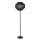 Stehlampe Schwarz 155 cm Seil Metall Wohnzimmer
