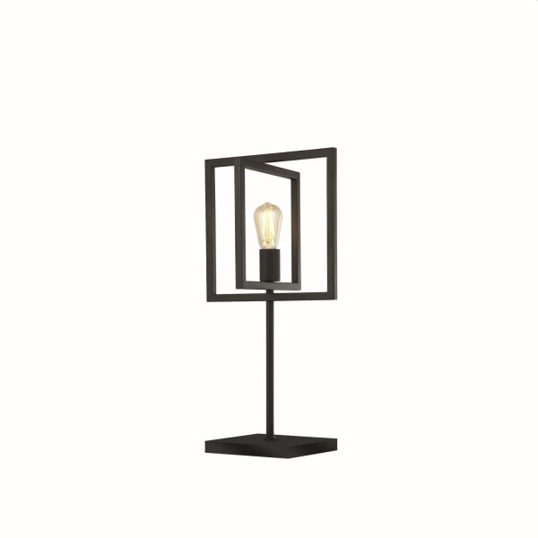 Lampe de chevet 60,5 cm E27 Noir Métal Rétro DEAN