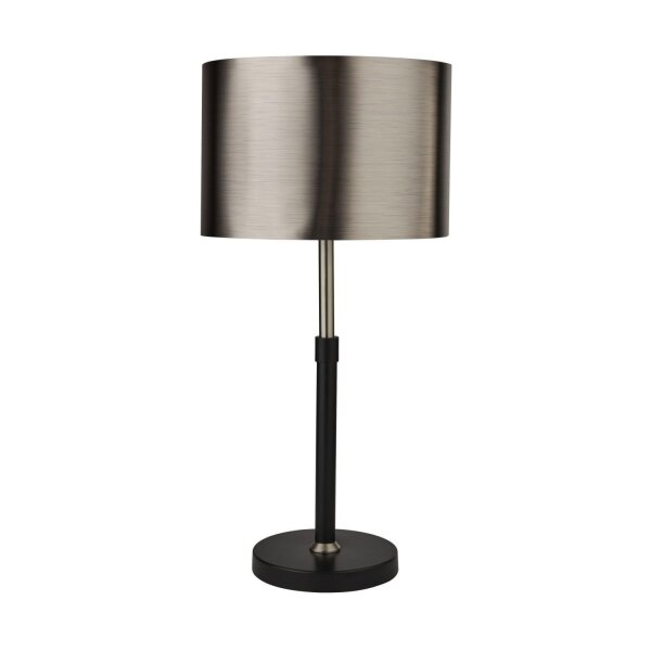 Lampe de chevet E27 59,5 cm Noir Moderne