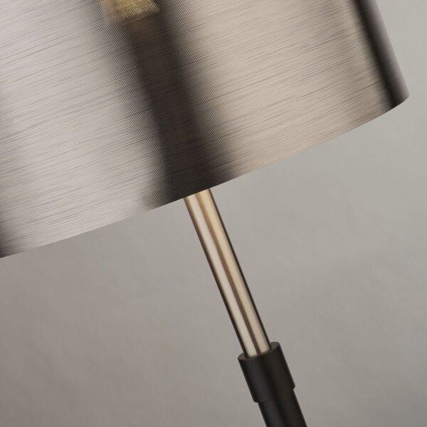 Lampe de chevet E27 59,5 cm Noir Moderne