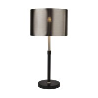 Nachttischleuchte E27 59,5 cm Schwarz Modern