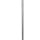 LED Stehleuchte 3000 K 151 cm Glas Metall Chrom Weiß