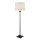 Stehlampe klein 156 cm Schwarz Weiß E27