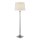Stehleuchte 156 cm in Silber Creme E27 Stoff Glas