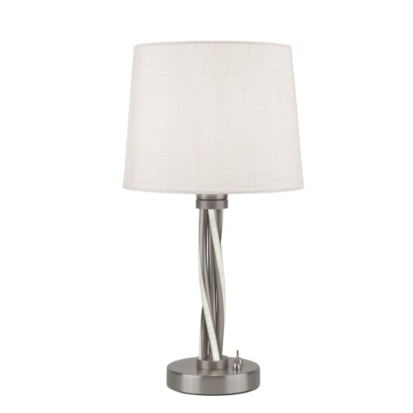 Tischlampe LED E27 H: 47 cm beleuchtete Säule