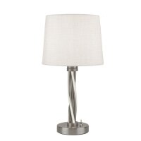 Tischlampe LED E27 H: 47 cm beleuchtete Säule