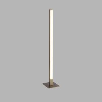 LED Tischlampe mit Touch Funktion 50 cm in Silber matt