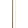 Lampe de table LED avec fonction tactile 50 cm en argent mat