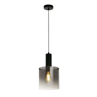 Lampe &agrave; suspendre verre m&eacute;tal D : 22 cm E27...