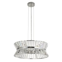 Lampe à suspendre cristal Ø 50 cm rond 7x...
