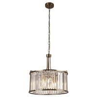 Lampe &agrave; suspendre cristal rond &Oslash; 50 cm 2x...