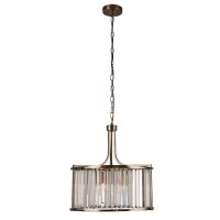 Hängeleuchte Kristall rund Ø 50 cm 2x E14 in...