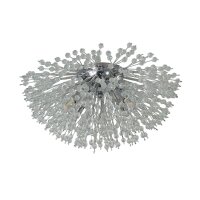Deckenlampe Kristall Ø 39 cm 4-flammig G9 Chrom Klar