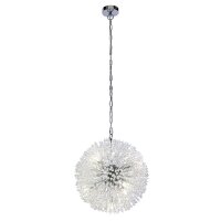 Pendelleuchte Kristall 7-flammig G9 D: 40 cm Glas Metall