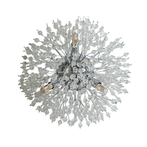 Applique murale cristal D : 29 cm 3-flamme G9 ronde