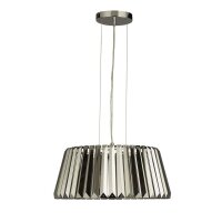 Suspension verre fumé cristal Ø 47 cm H :...