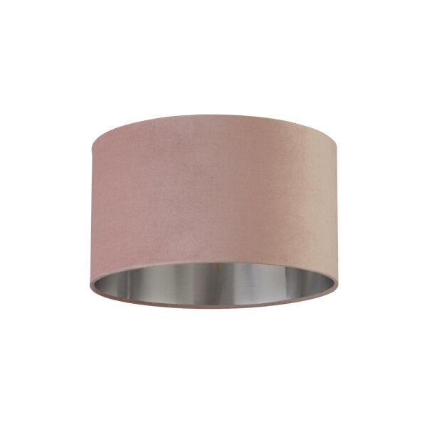 Lampenschirm für Hängelampe Ø 38 cm Pink Silber Samt