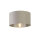 Abat-jour velours gris clair argent D : 38 cm Lampe à suspendre