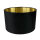 Lampenschirm Hängelampe Schwarz Gold Ø 40 cm Stoff Modern