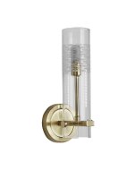 Lampe de miroir en laiton clair IP44 G9 H : 28,5 cm